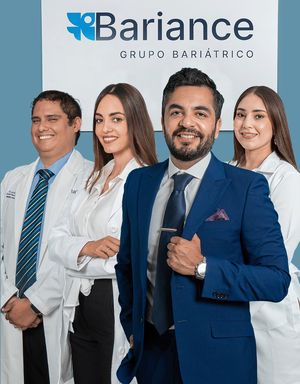 Dr. Ernesto Plasencia Camacho with the Bariance multidisciplinary team